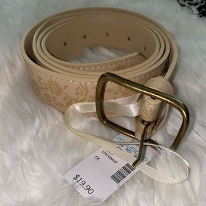 Flower design belt